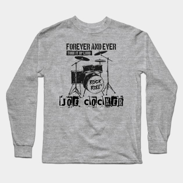 joe cocker forever and ever Long Sleeve T-Shirt by cenceremet